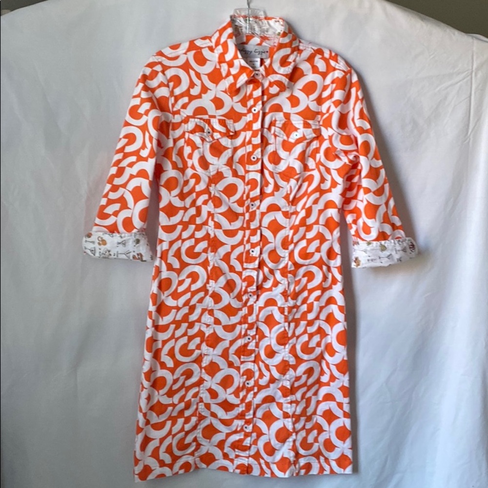 Dizzy Lizzy Sag Harbor Shirtdress Size Small